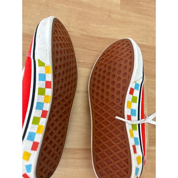 Vans® Ward Kids' Arcade Games Red Children's Checkered Shoes Youth Size 3 $75 - Picture 7 of 8